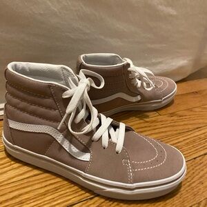 Vans Skate High top suede and cloth sneakers size 7 New without tags or shoebox